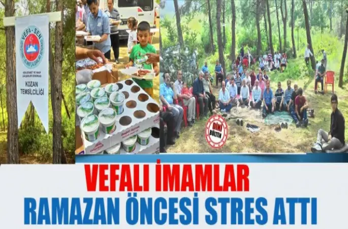 Vefalı İmamlar Ramazan Öncesi Stres Attı