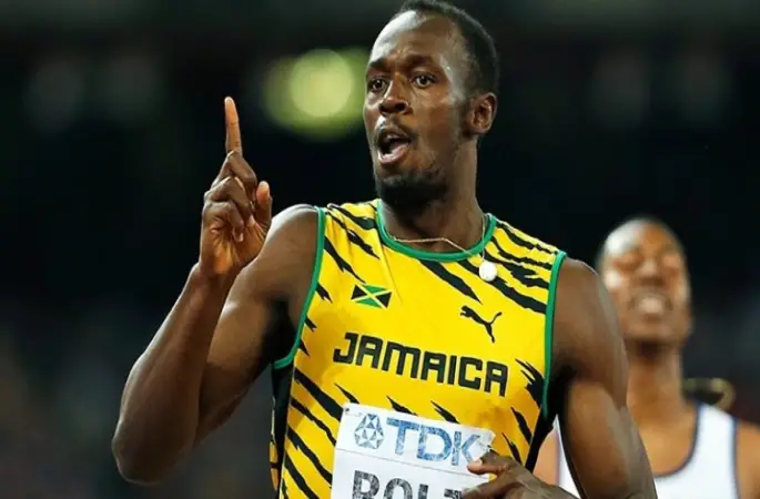 Efsane atlet Usain Bolt 10. şampiyonluğunu kazandı