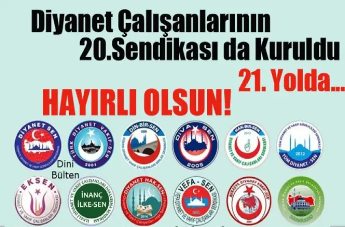 Diyanet Çalışanlarının 20. Sendikası da Kuruldu
