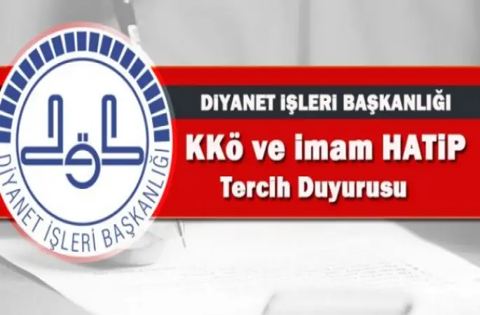 Kursu Öğreticisi ve İmam-Hatip Alımı Tercih Duyurusu