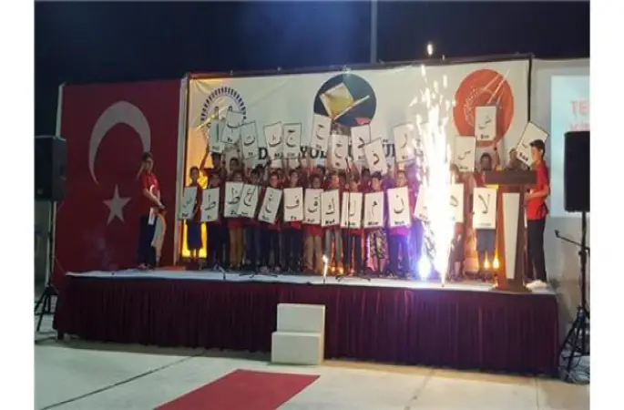 Dörtyol'da Yatılı Yaz Kur'an Kursu Yıl Sonu Etkinliği Düzenlendi