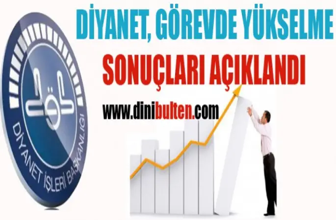 Diyanet, Görevde yükselme sonuçları açıklandı