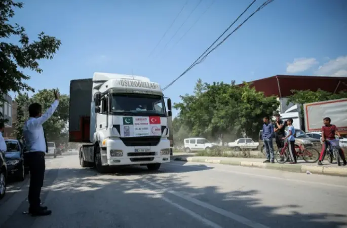 Bursa'dan sınır ötesine ramazan yardımı