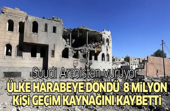 Suudi Arabistan vuruyor…