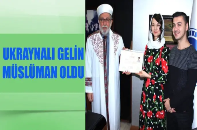 Ukraynalı Gelin Bezborodova Müslüman oldu.