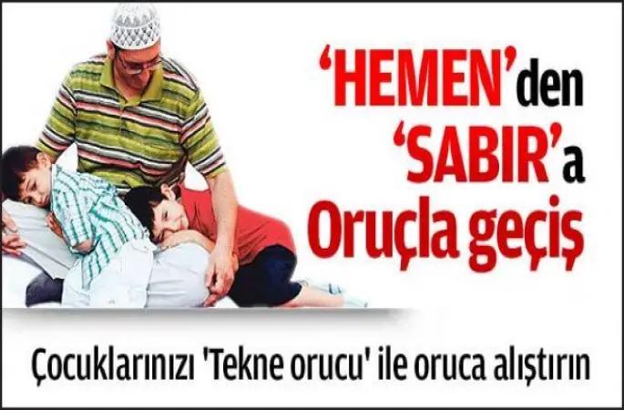 Haydi Çocuklar! Tekne Orucuna
