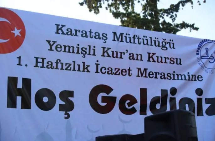 Katataş’ta Hafızların İcazet Sevinci