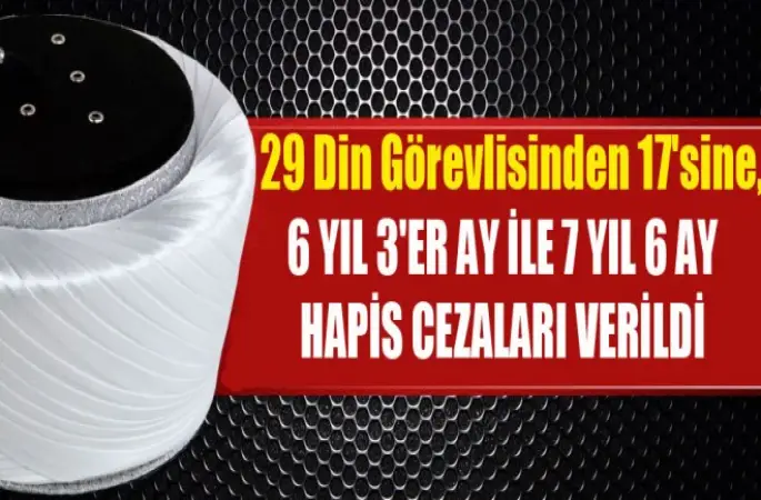 Bylock kullanan Din Görevlilerine  6 yıl hapis
