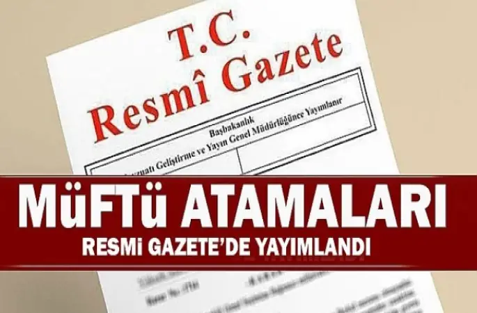 4 ile yeni müftü atandı