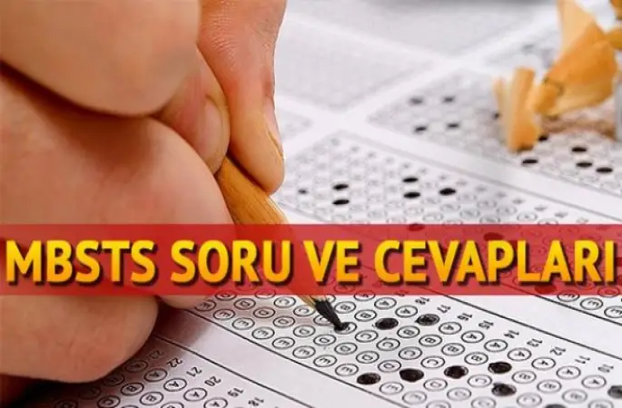 MBSTS soru ve cevapları ÖSYM üzerinden yayımlandı!
