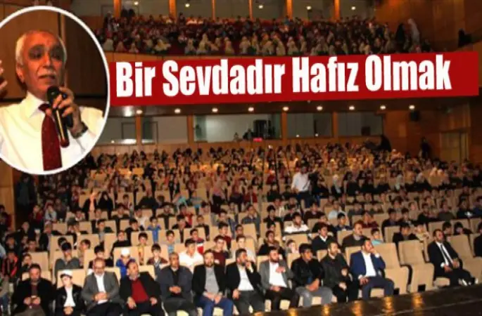 Rize'de Bir Sevdadır Hafız Olmak konulu konferans