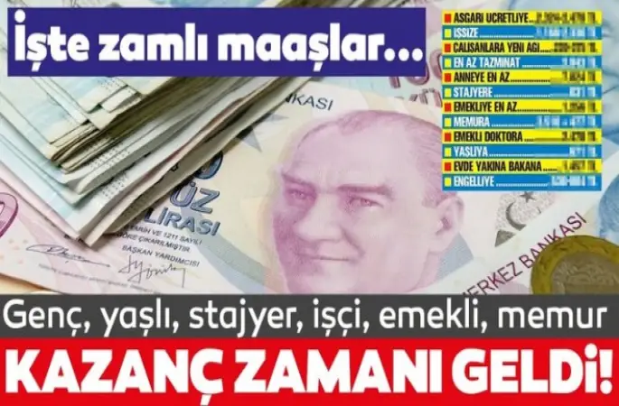 Memur ve diğer çalışanlar için zam ayı geldi! Emekli ve memurun 2020 ocak zammı ne kadar olacak?