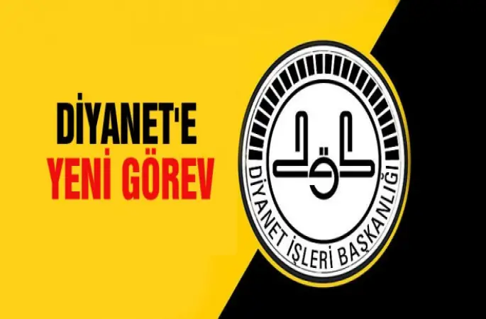 Diyanet'e Yeni görev