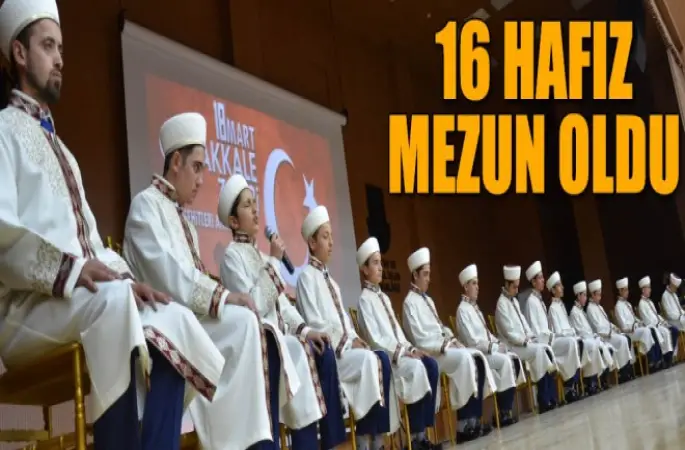 Karaman’da 16 Hafız Mezun Oldu