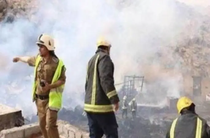 Mekke'de Otelde yangını Çıktı