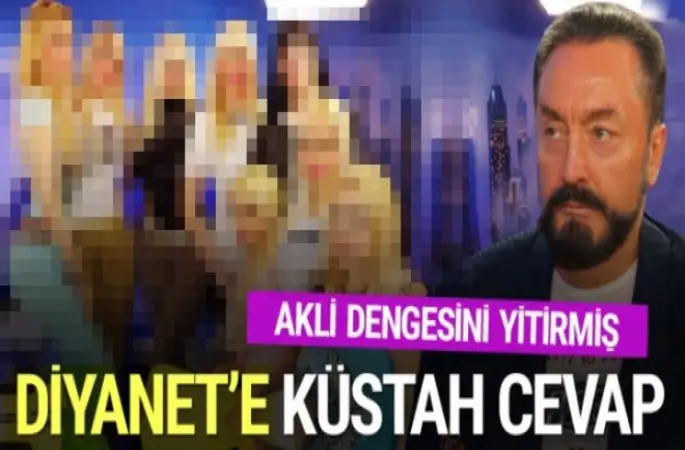 Adnan Oktar'dan Diyanet'e Küstah yanıt!