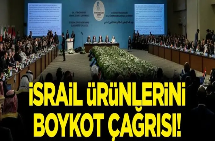 İsrail ürünlerini boykot çağrısı