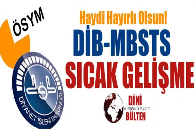 MBSTS ‘de Sıcak Gelişme!