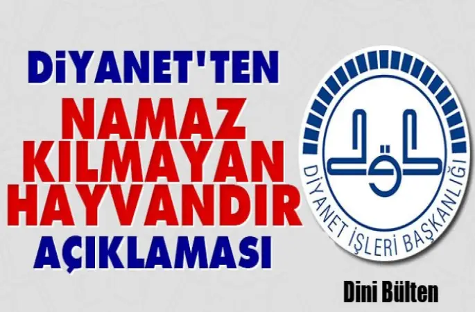 Diyanet'ten O Sözlerle ilgili Açıklama