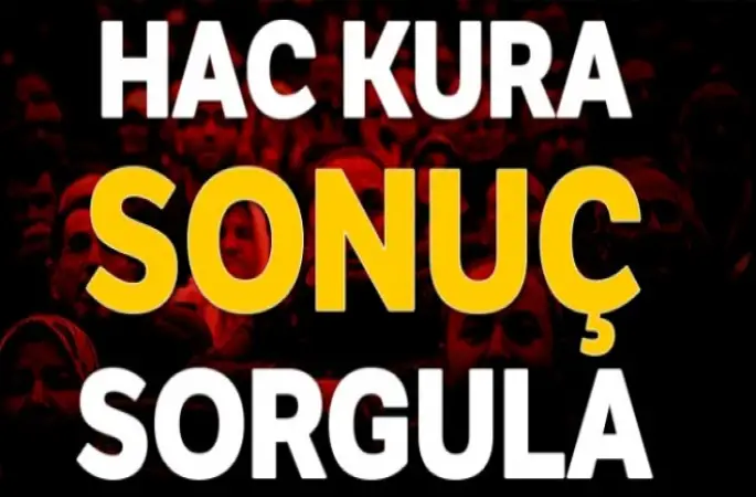 Hac Kura Sonuçları sorgulama Ekranı
