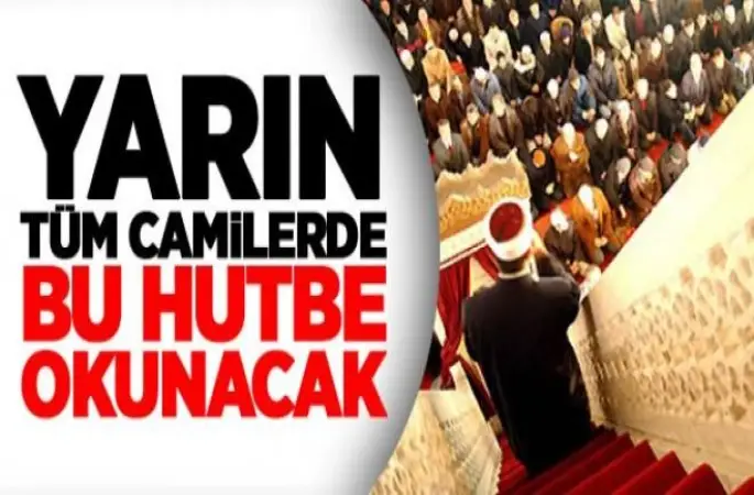 Diyanet (04 Ağustos 2017) Türkiye Geneli Cuma Hutbesi