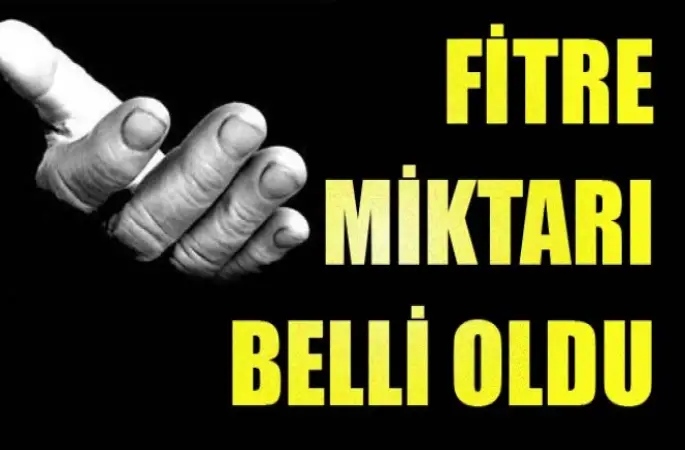 2017 Fitre Miktarı belirlendi