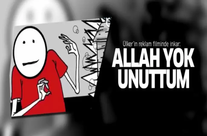 Ülker'in paylaştığı reklam filminde Allah'ı inkar