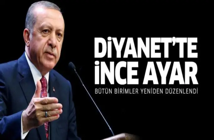 Diyanet'te Birimler yeniden düzenlendi