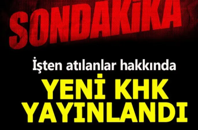 Kamu Personelleri İçin Yeni KHK Yayınlandı