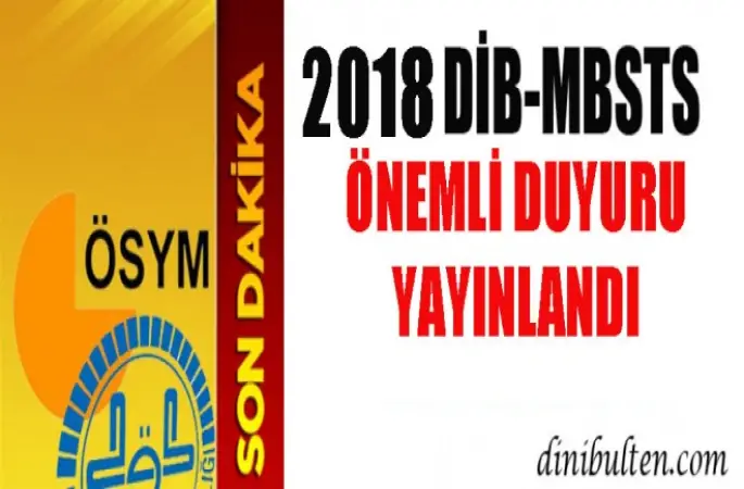 ÖSYM'den MBSTS önemli duyurusu yayınladı
