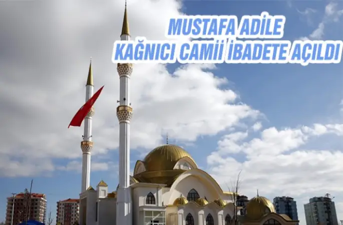 Mustafa-Adile Kağnıcı Camii Konya'da ibadete açıldı