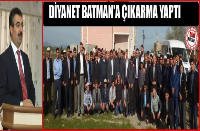 Diyanet Batman'a Çıkarma Yaptı