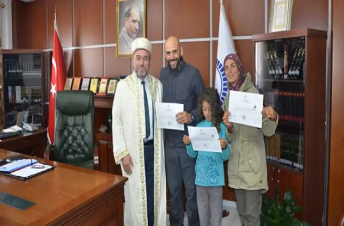 Arjantinli aile Kapadokya'da Müslüman oldu