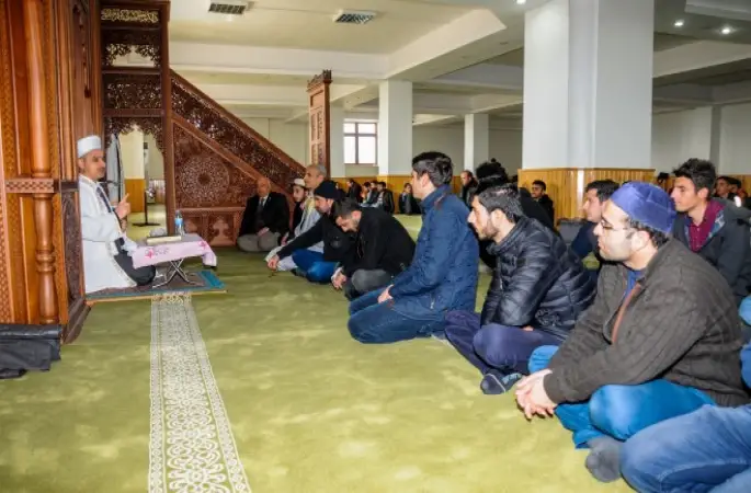 Öğrencilerle Vaazda Buluştu