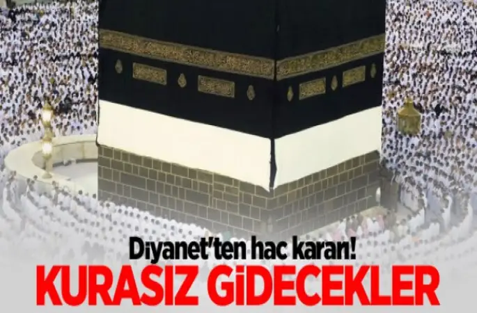 Diyanet'ten hac için sevindirici karar