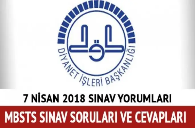 2018 MBSTS Soru ve Cevapları