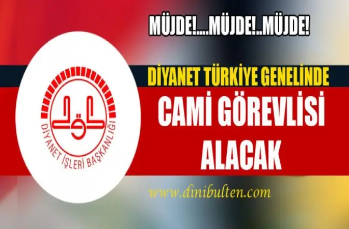 Diyanet,Cami Görevlisi Alacak