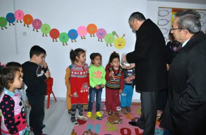 Manavgat Müftülüğü 4-6 yaş arası Kurs öğrencileri halep yardım