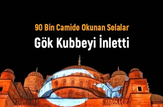 90 Bin Camide Okunan Selalar Gök Kubbeyi İnletti