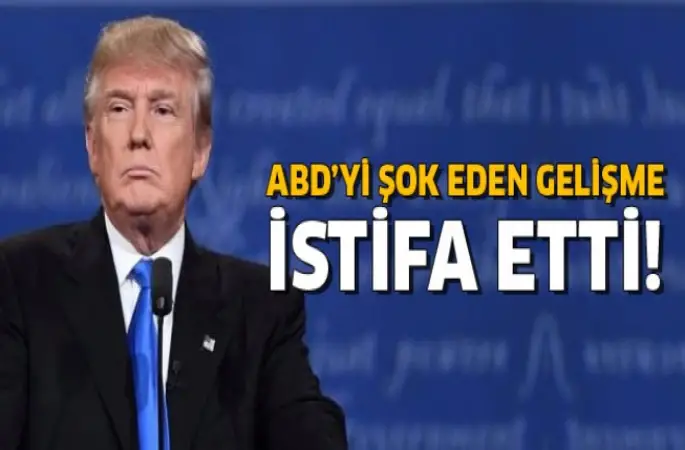 Trump istifa edip yetkilerini devretti