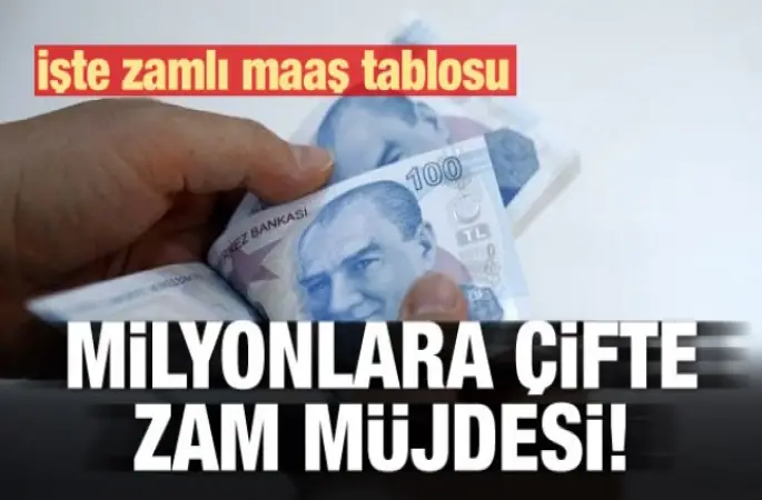 Milyonlara çifte zam müjdesi!