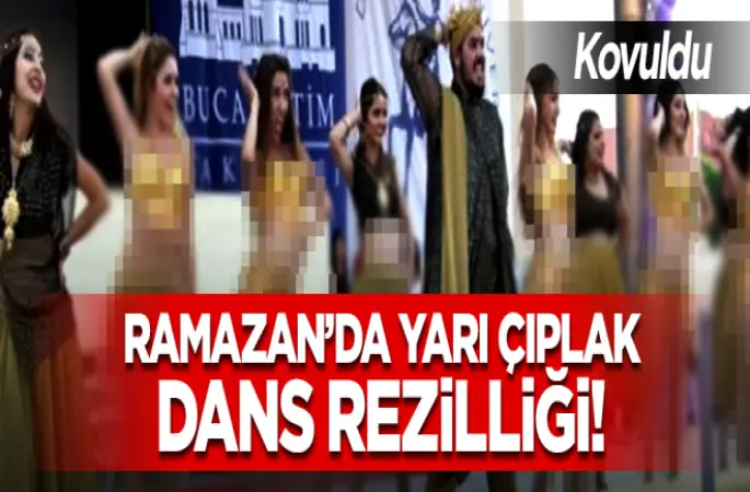 Ramazan'da Dans gösterisi makamdan etti