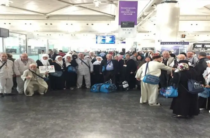 2018-2019 umre sezonunun ilk grubu uğurlandı