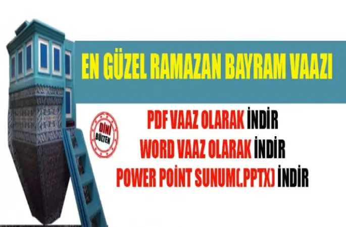 En Güzel Ramazan Bayram Vaazı