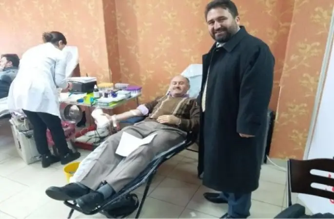 Din Görevlilerinden kan bağışı