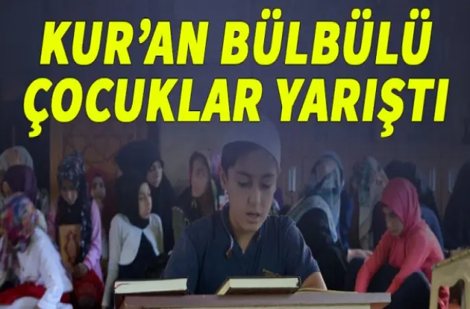 Bitlis'te Kur'an bülbülü çocuklar yarıştı