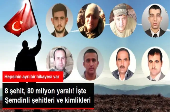 Şemdinli Şehitlerinin Kimlikleri Belli Oldu!