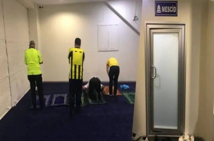 Fenerbahçe Stadı'na 4 mescit yapıldı