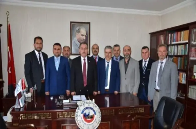 Din-bir-Sen'den Müftü Öztürk'e Ziyaret
