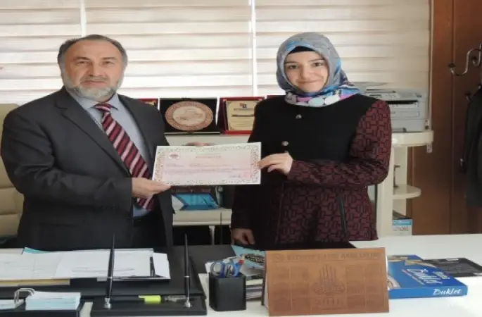 Müftülük personeline başarı belgesi
